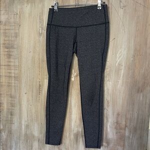 J254 Athleta Leggings In Heather Black